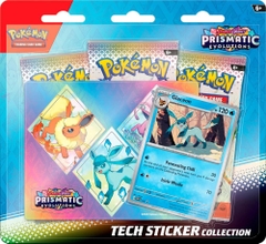 Hộp thẻ bài Prismatic Evolutions Tech Sticker Collection Glaceon tiếng Anh chính hãng - Pokemon TCG Scarlet & Violet